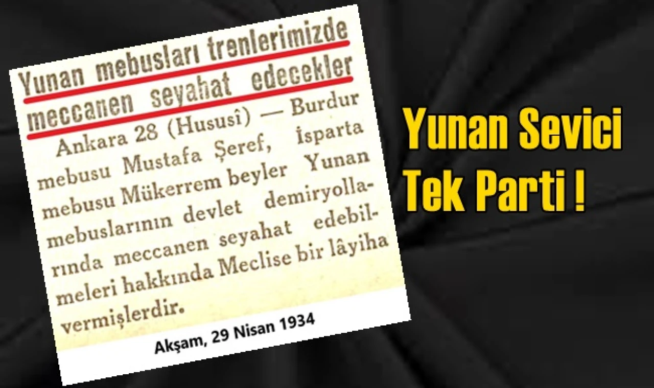 Yunan Sevici Tek Parti