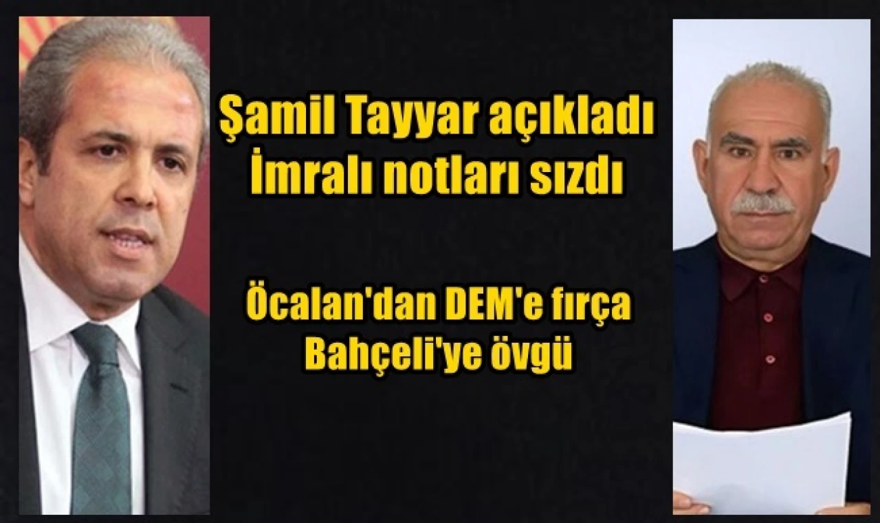 DEM'e fırça Bahçeli'ye övgü
