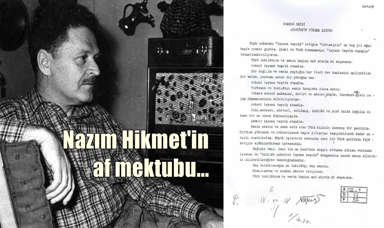 Nazım'ın af mektubu