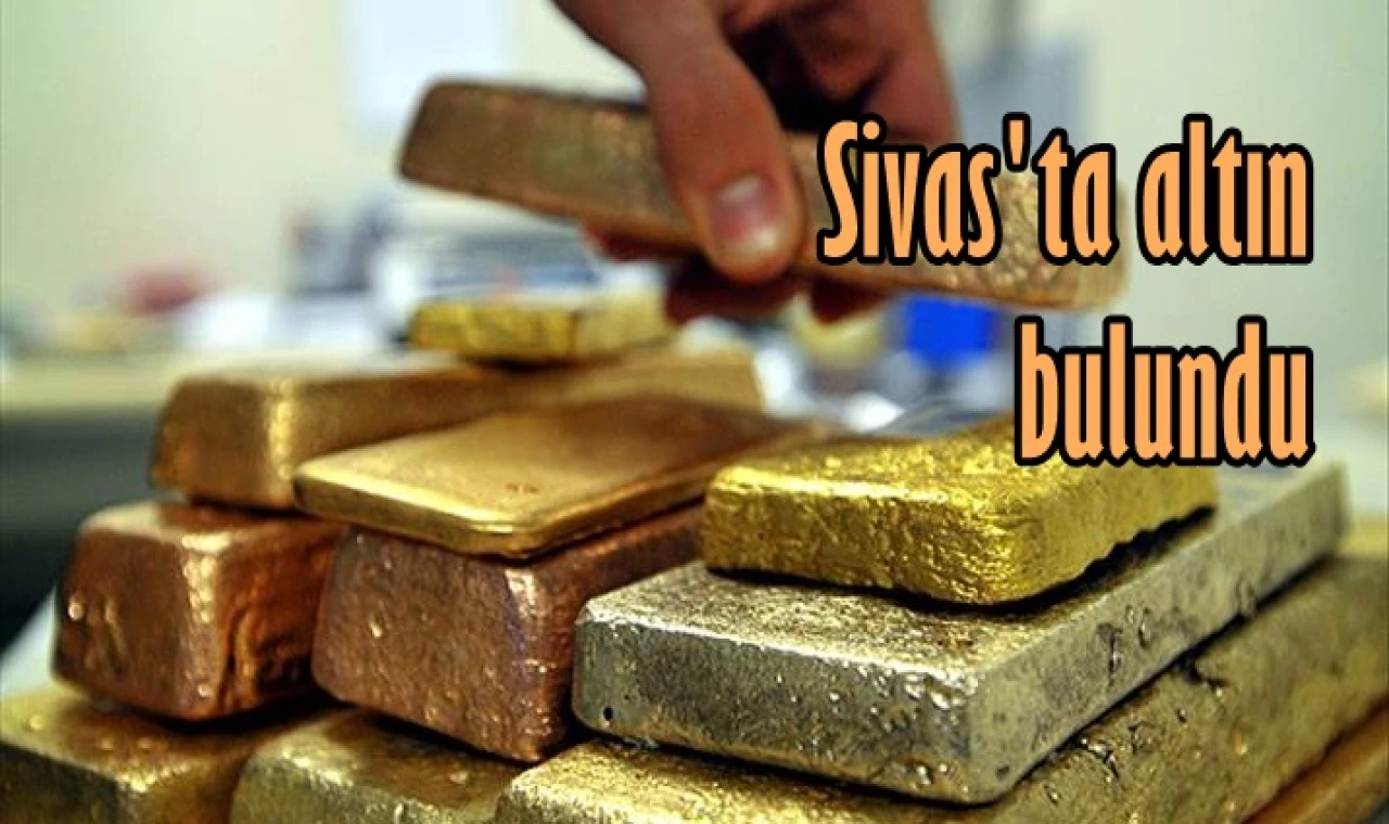 Sivas'ta altın bulundu
