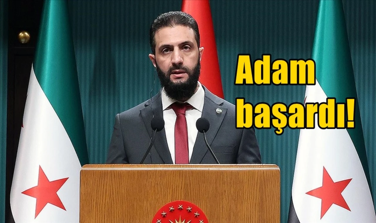 Adam başardı!