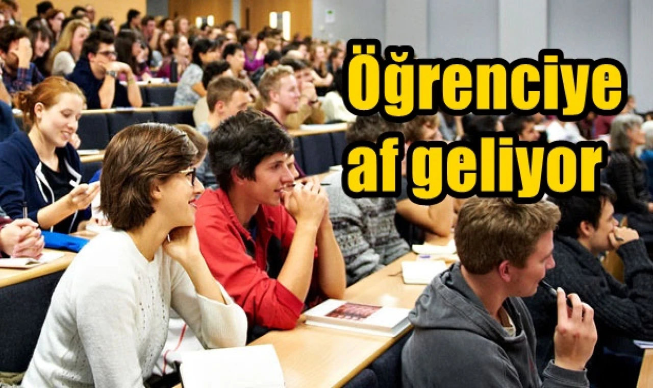 Öğrenciye af geliyor