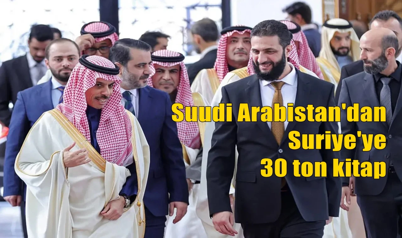 Suudi Arabistan'dan Suriye'ye 30 ton kitap