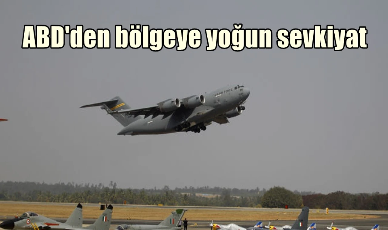 ABD'den bölgeye yoğun sevkiyat