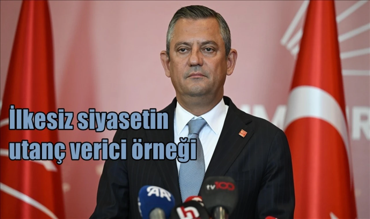 İlkesiz siyasetin utanç verici örneği