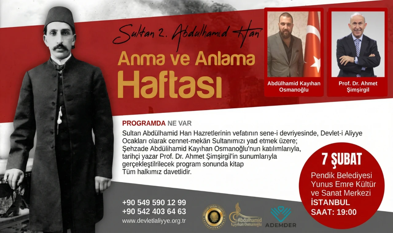 Sultan II. Abdülhamid Han Vefatının Sene-i Devriyesinde Anılacak