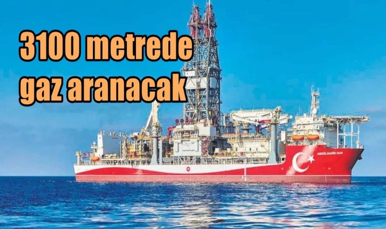 3100 metrede gaz aranacak
