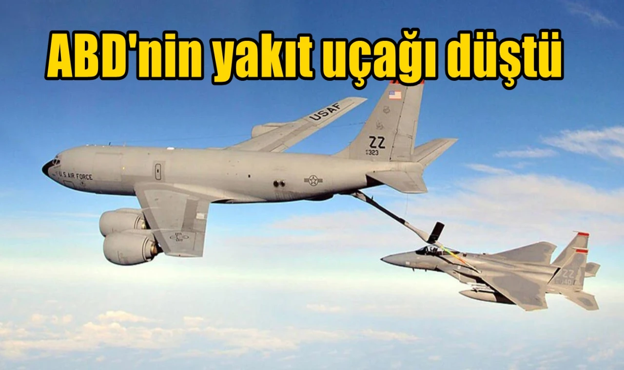 ABD'nin yakıt uçağı düştü