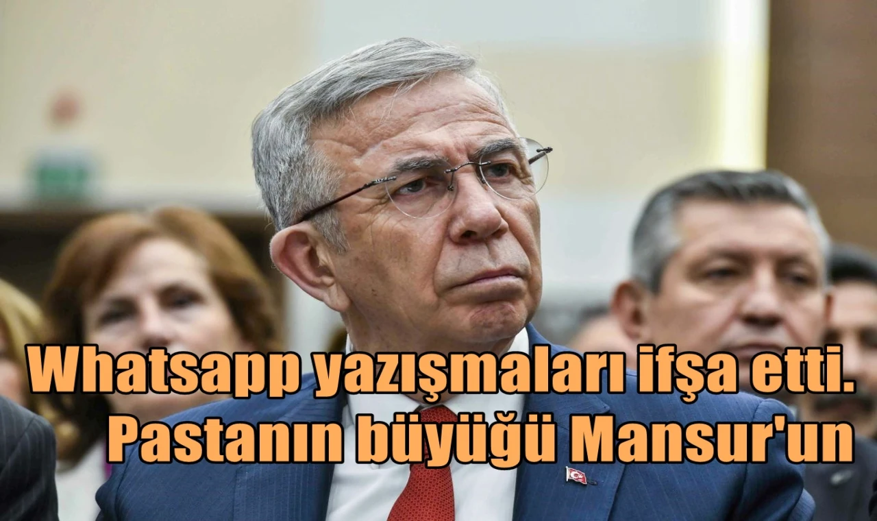 Pastanın büyüğü Mansur'un