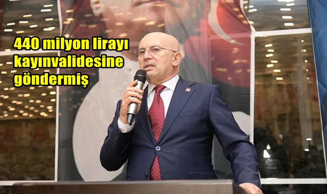 440 milyon lirayı kayınvalidesine göndermiş