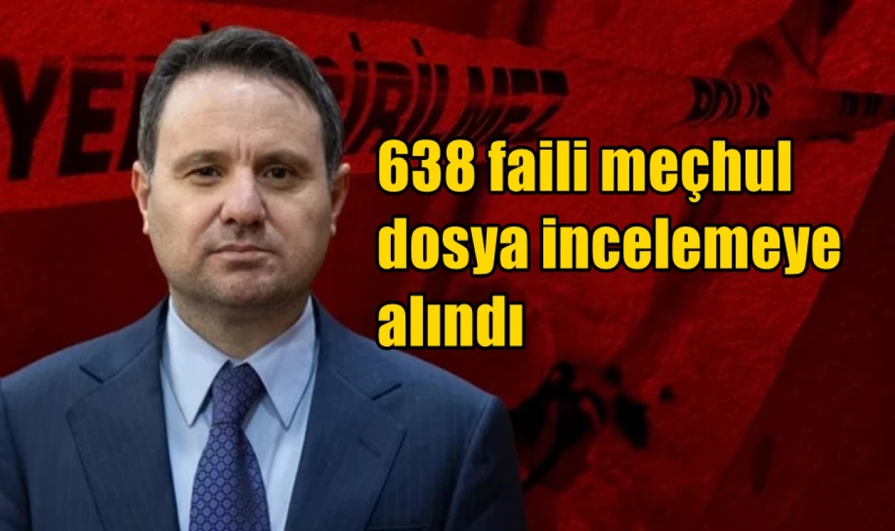 638 faili meçhul dosya incelemeye alındı