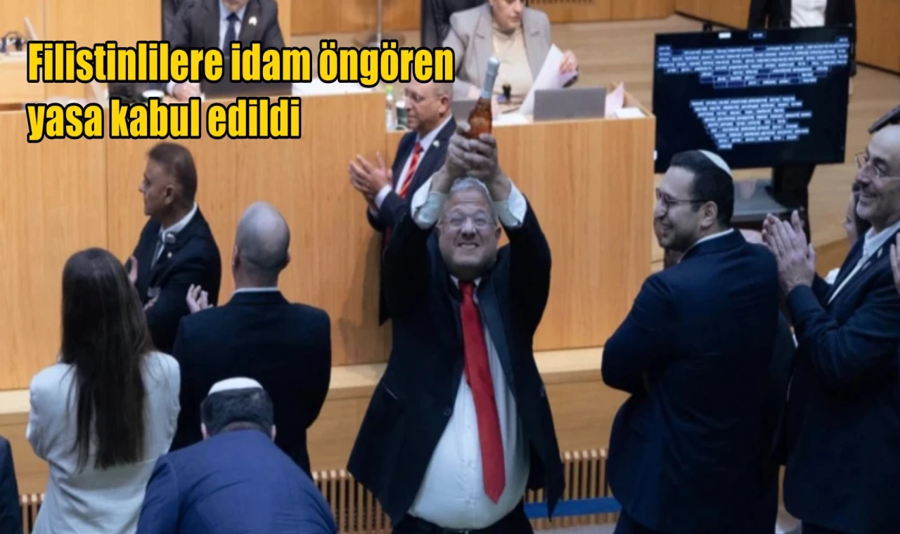 Filistinlilere idam öngören yasa kabul edildi