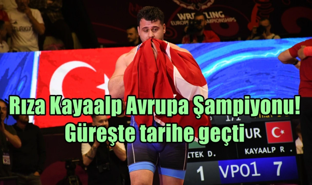 Güreşte tarihe geçti