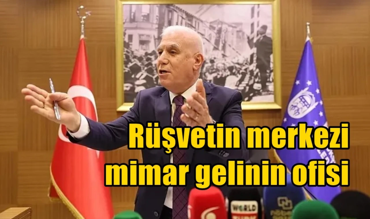 Rüşvetin merkezi mimar gelinin ofisi