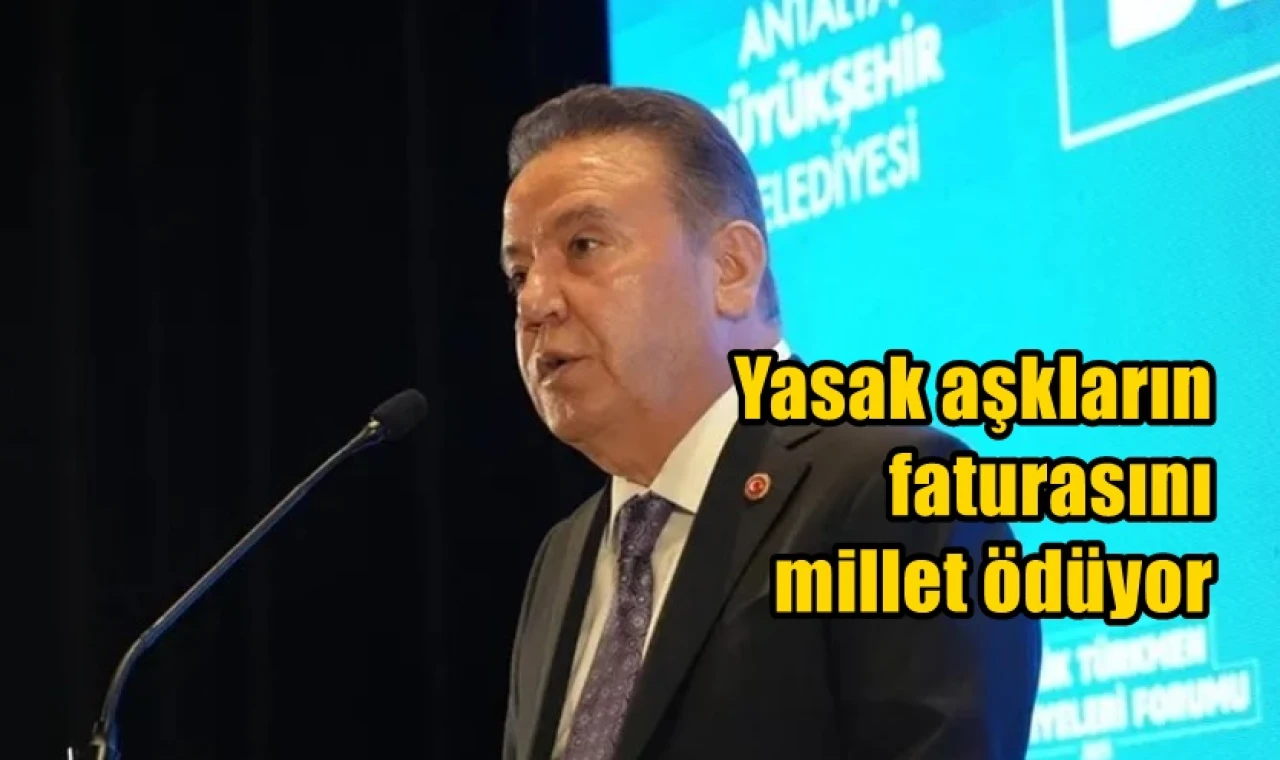 Yasak aşkların faturasını millet ödüyor