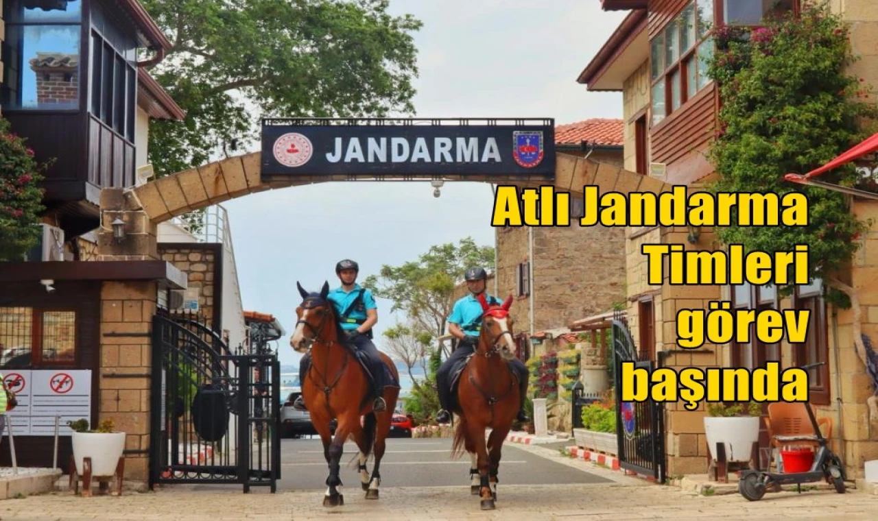 Atlı Jandarma Timleri görev başında