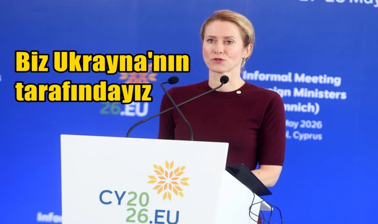 Biz Ukrayna'nın tarafındayız