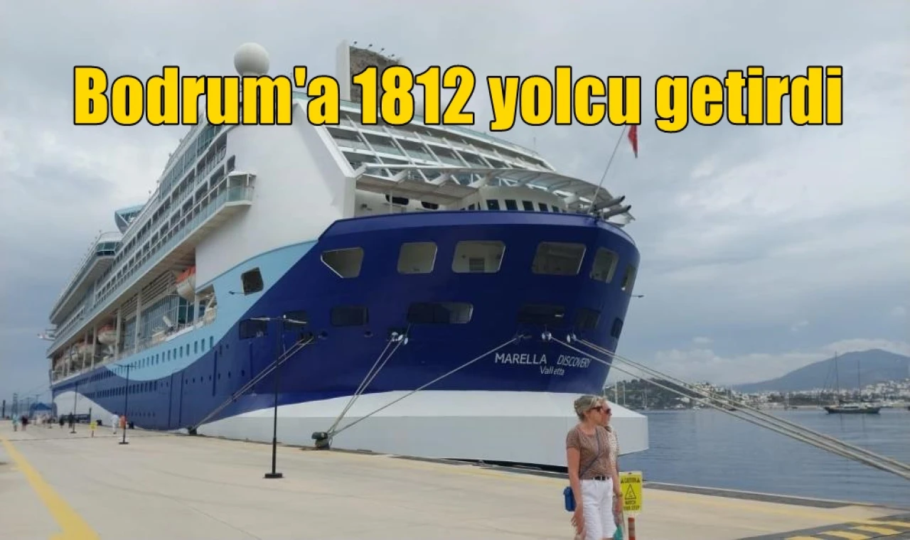 Bodrum'a 1812 yolcu getirdi