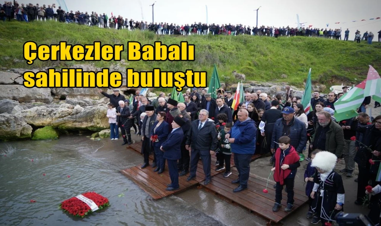 Çerkezler Babalı sahilinde buluştu