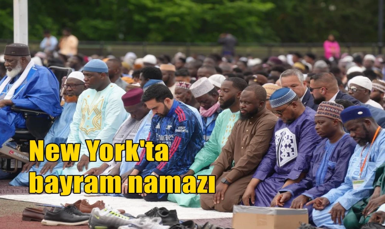 New York'ta bayram namazı