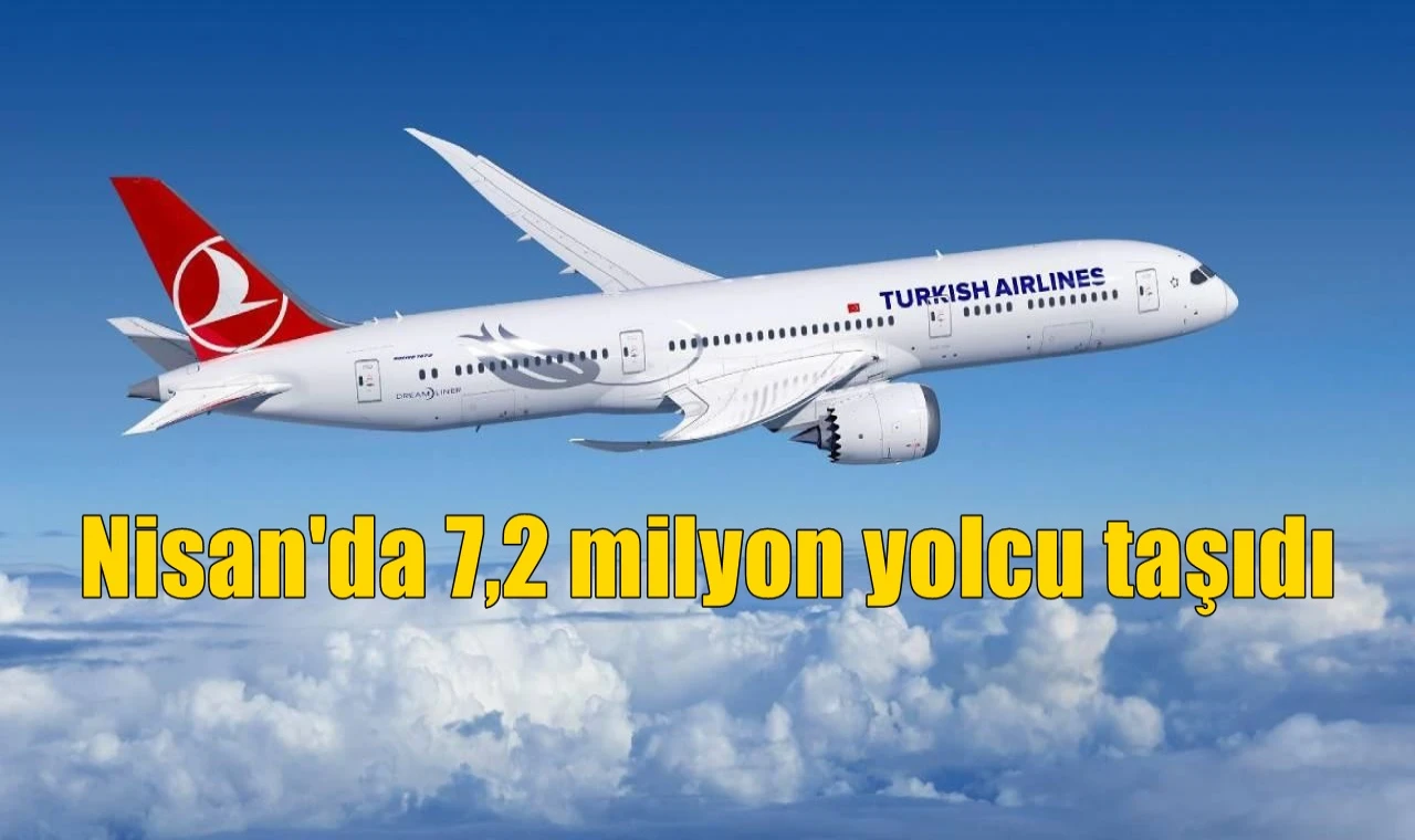 Nisan'da 7,2 milyon yolcu taşıdı