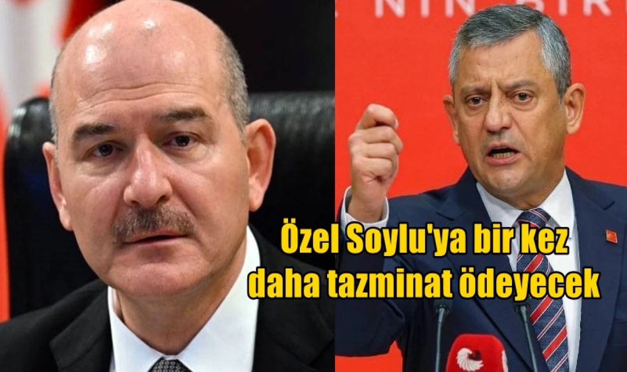 Özel Soylu'ya bir kez daha tazminat ödeyecek