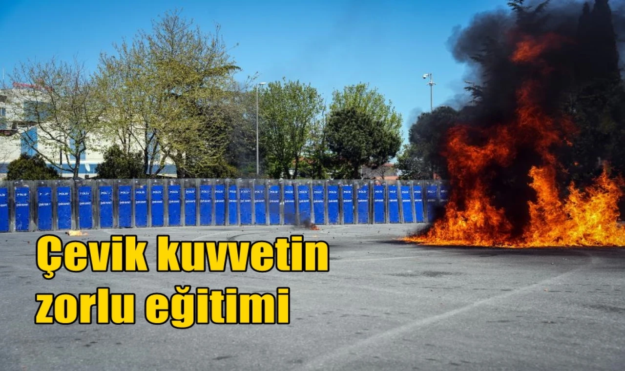 Çevik kuvvetin zorlu eğitimi