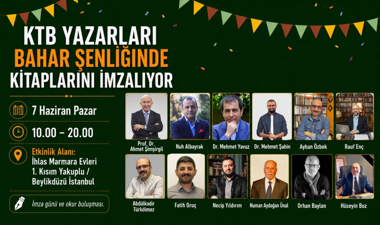 KTB Yazarları Bahar Şenliğinde Okurlarıyla Buluşuyor