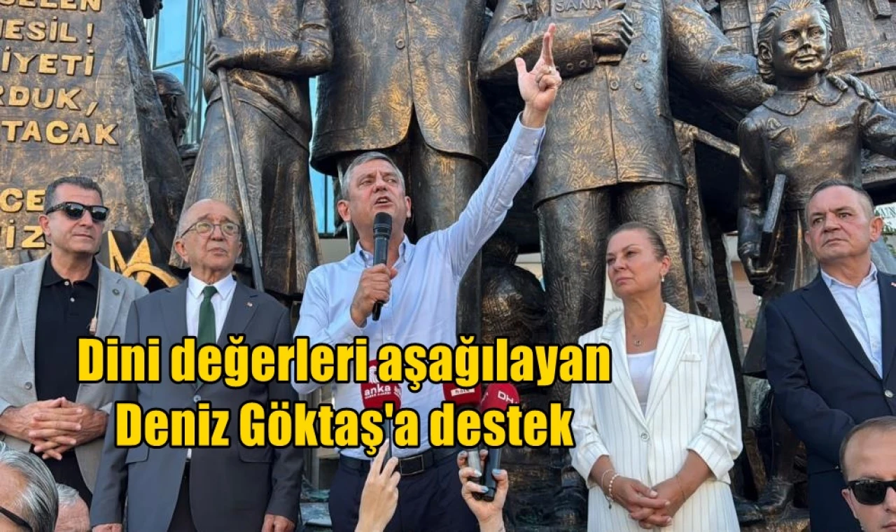Dini değerleri aşağılayan Deniz Göktaş'a destek
