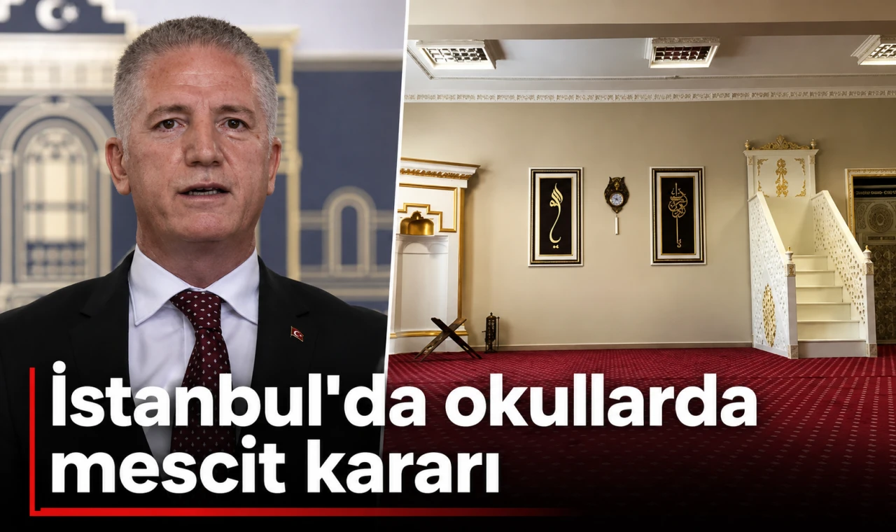 İstanbul'da okullarda mescit kararı