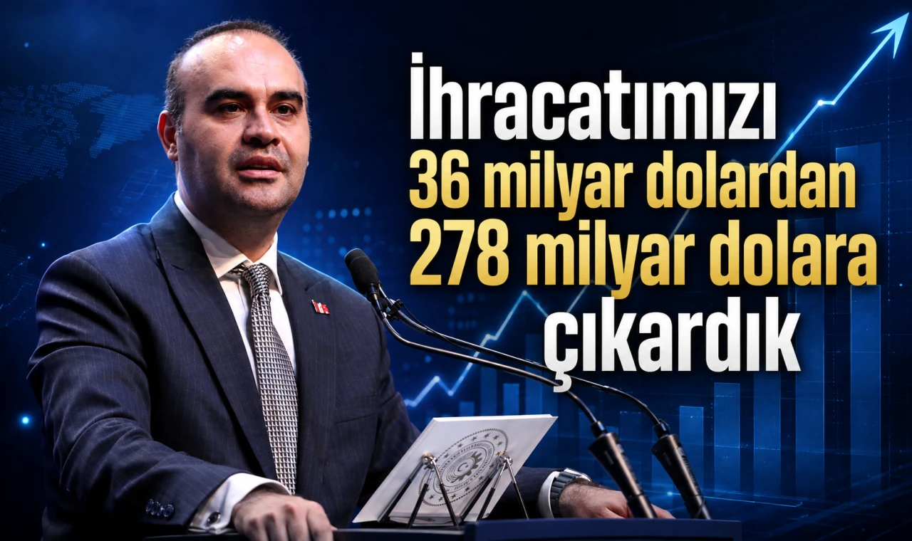 İhracatımızı 36 milyar dolardan 278 milyar dolara çıkardık