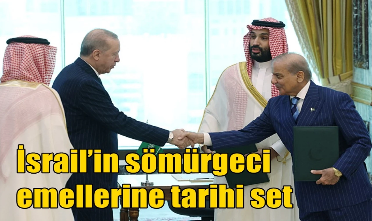 İsrail’in sömürgeci emellerine tarihi set