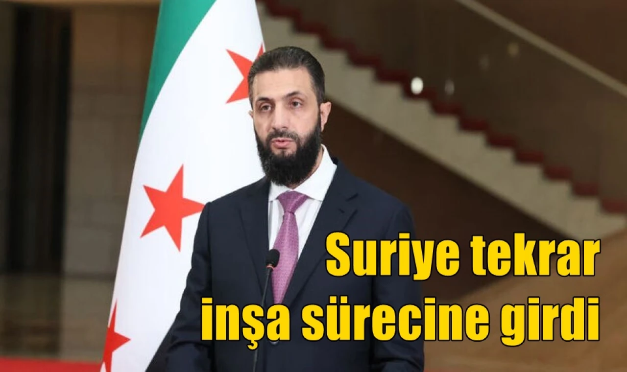 Suriye tekrar inşa sürecine girdi