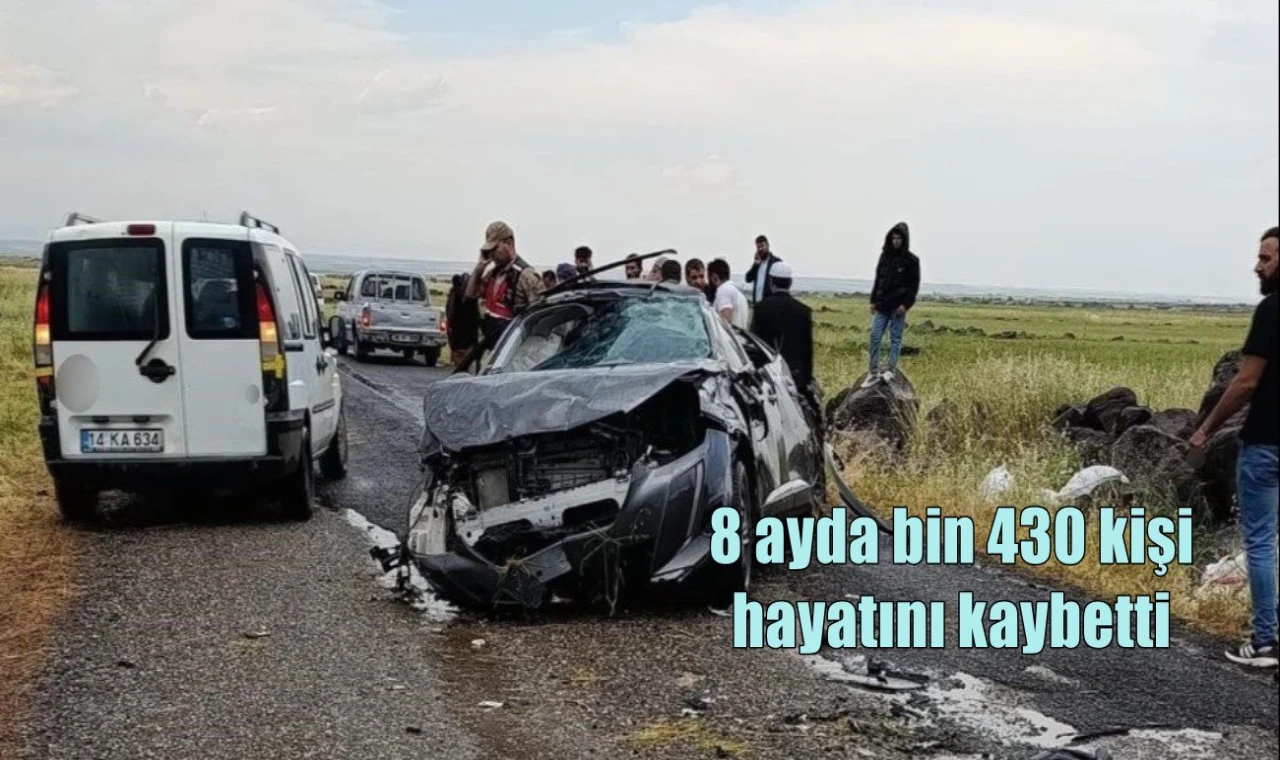 8 ayda bin 430 kişi hayatını kaybetti