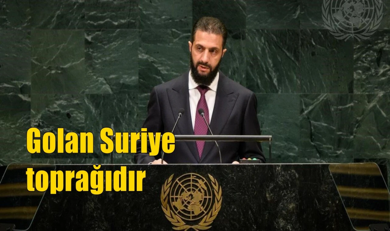 Golan Suriye toprağıdır