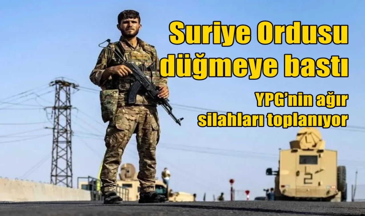 YPG’nin ağır silahları toplanıyor