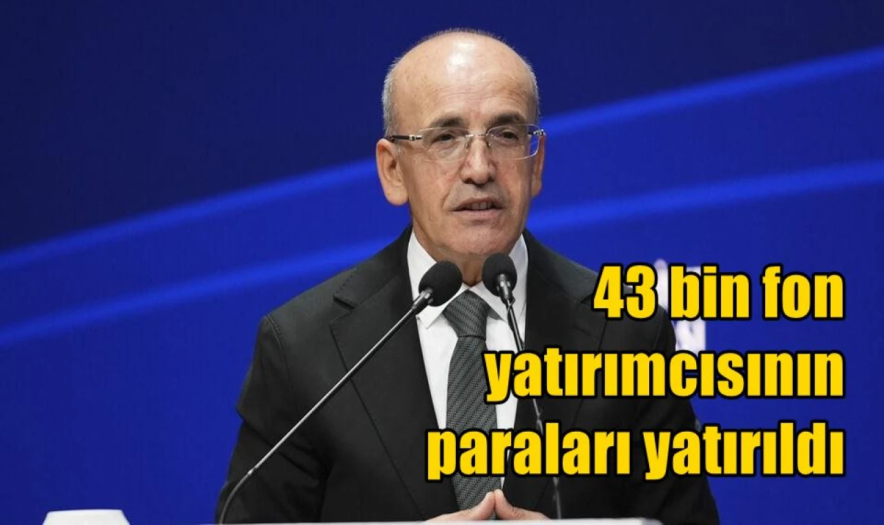 43 bin fon yatırımcısının paraları yatırıldı