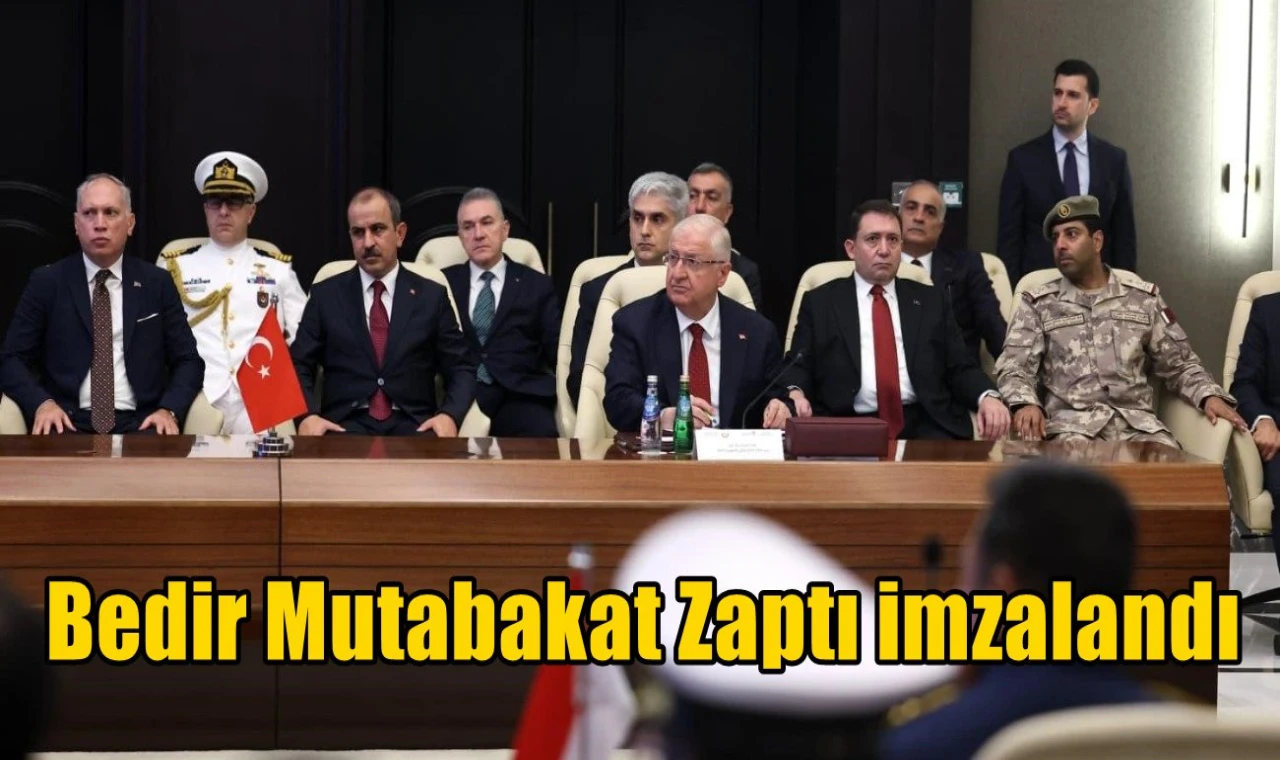 Bedir Mutabakat Zaptı imzalandı