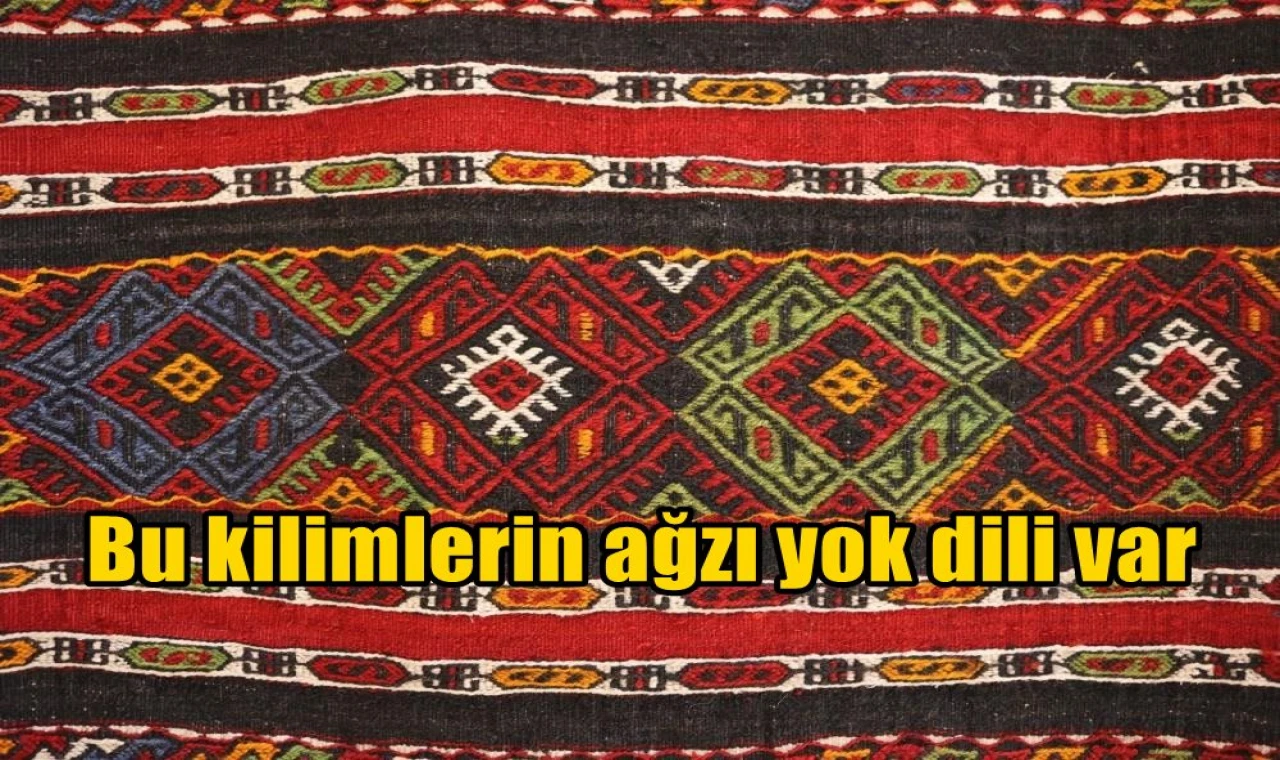 Bu kilimlerin ağzı yok dili var