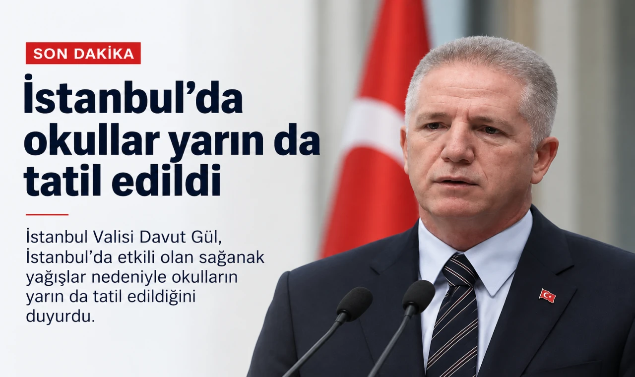 İstanbul'da okullar yarın da tatil edildi