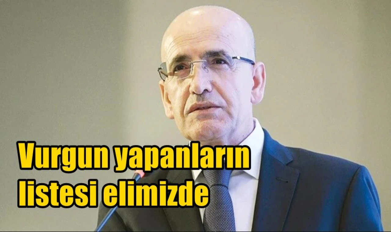 Vurgun yapanların listesi elimizde