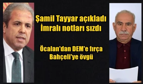 DEM'e fırça Bahçeli'ye övgü