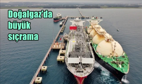 İhtiyacın yarısı LNG'den...