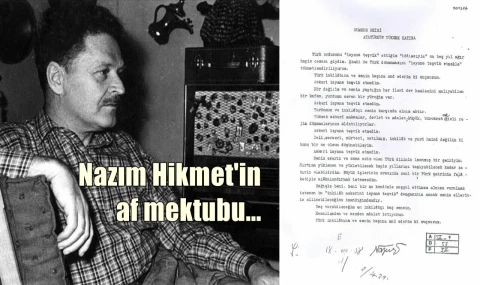 Nazım'ın af mektubu