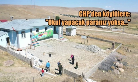 Okul yapacak paranız yoksa...