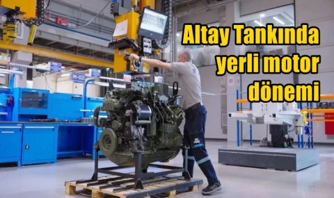 Altay Tankında yerli motor dönemi