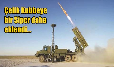 Çelik Kubbe'ye bir siper daha