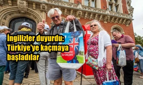 İngilizler duyurdu: Türkiye'ye kaçmaya başladılar