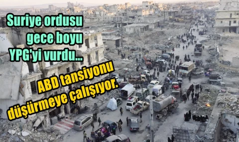 Suriye ordusundan nokta operasyon