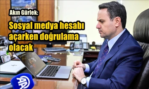 Sosyal medya hesabı açarken doğrulama olacak